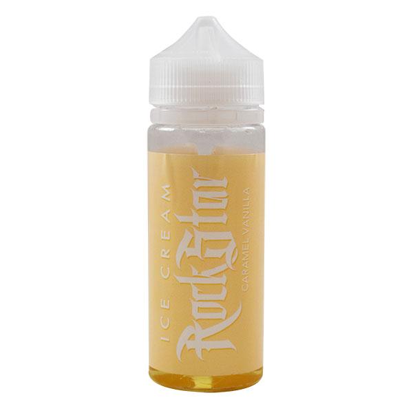 Rockstar Vape Ice Cream Caramel Vanilla 0mg 100ml Shortfill E-Liquid