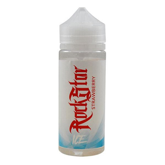 Rockstar Vape Ice Strawberry 0mg 100ml Shortfill E-Liquid