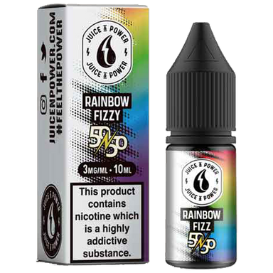 Rainbow Fizzy E-Liquid by Juice N' Power - 50/50 E-Liquids UK  Vapor Shop  Direct