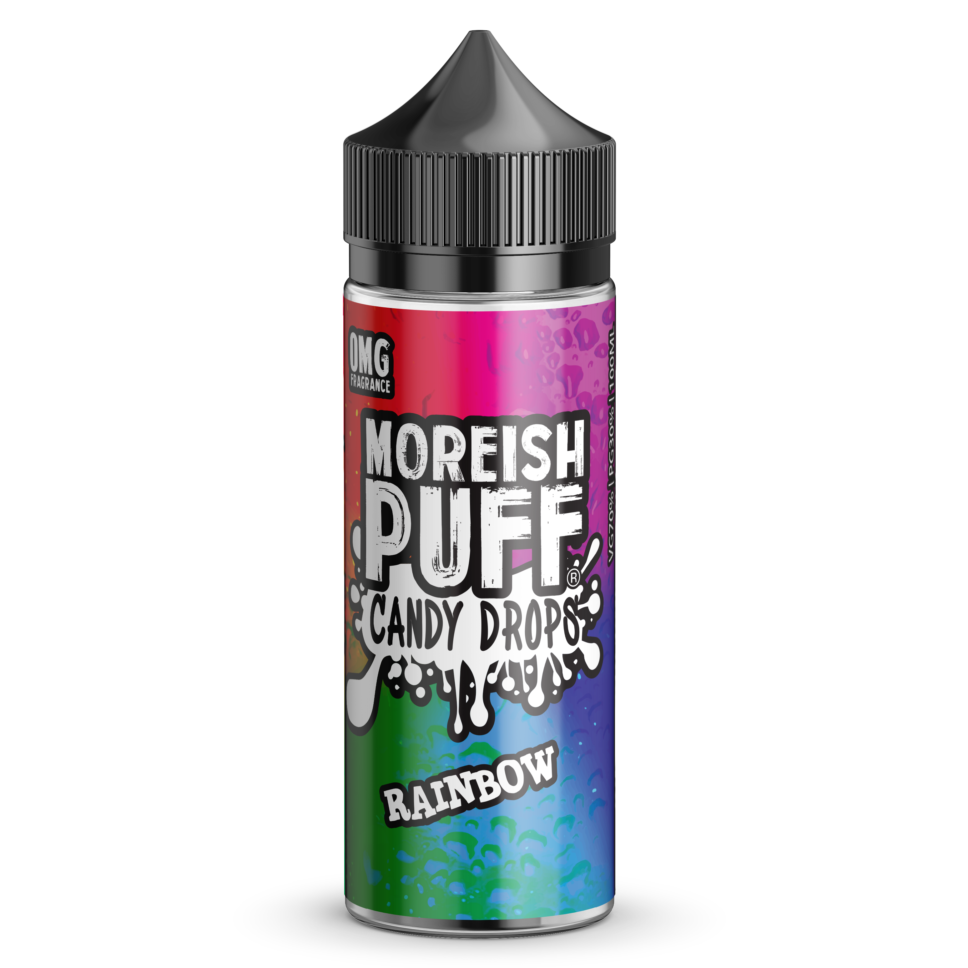 Rainbow Candy Drops E-Liquid by Moreish Puff 100ml Short Fill