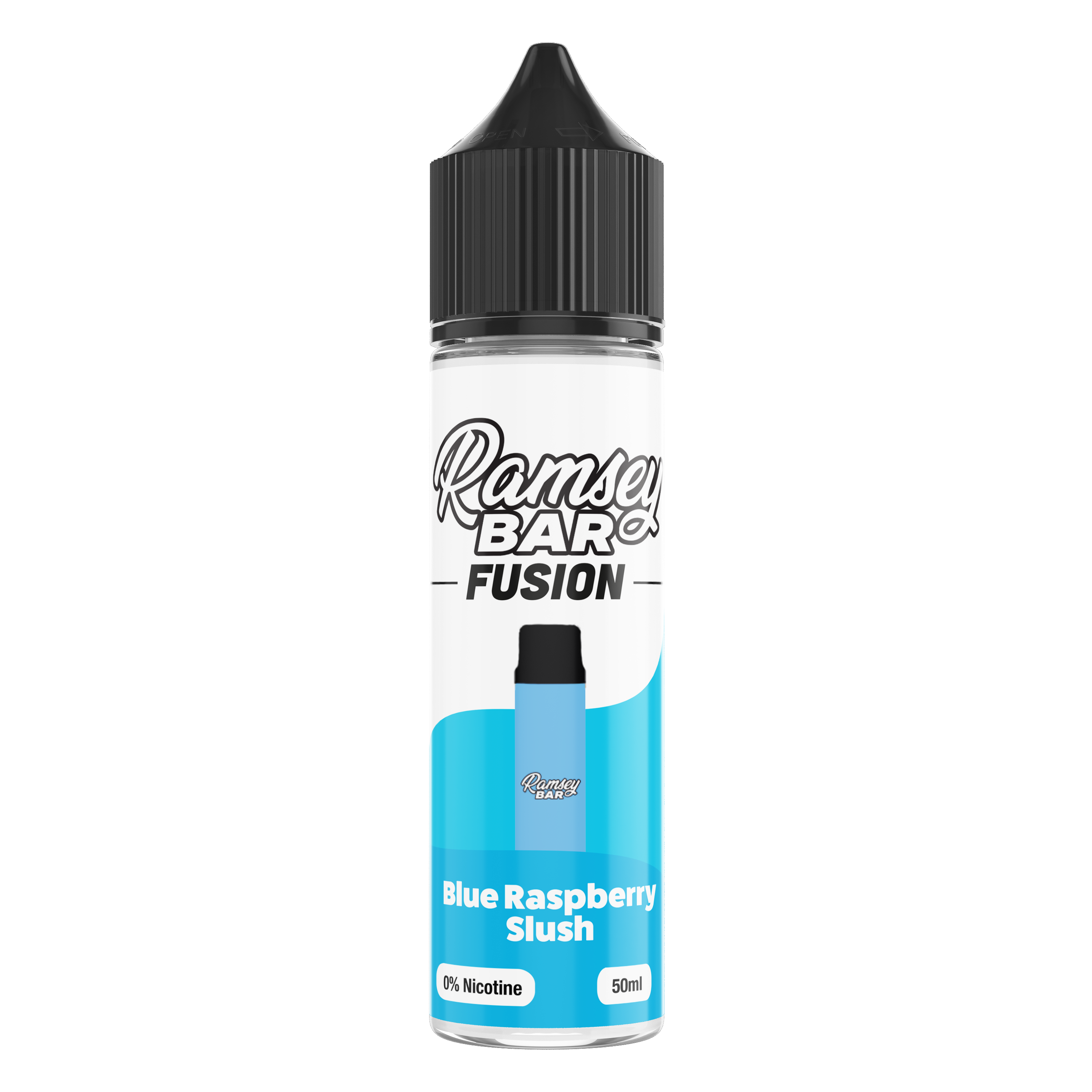 Blue Raspberry Slush E-Liquid by Ramsey E-Liquids - Short Fills UK