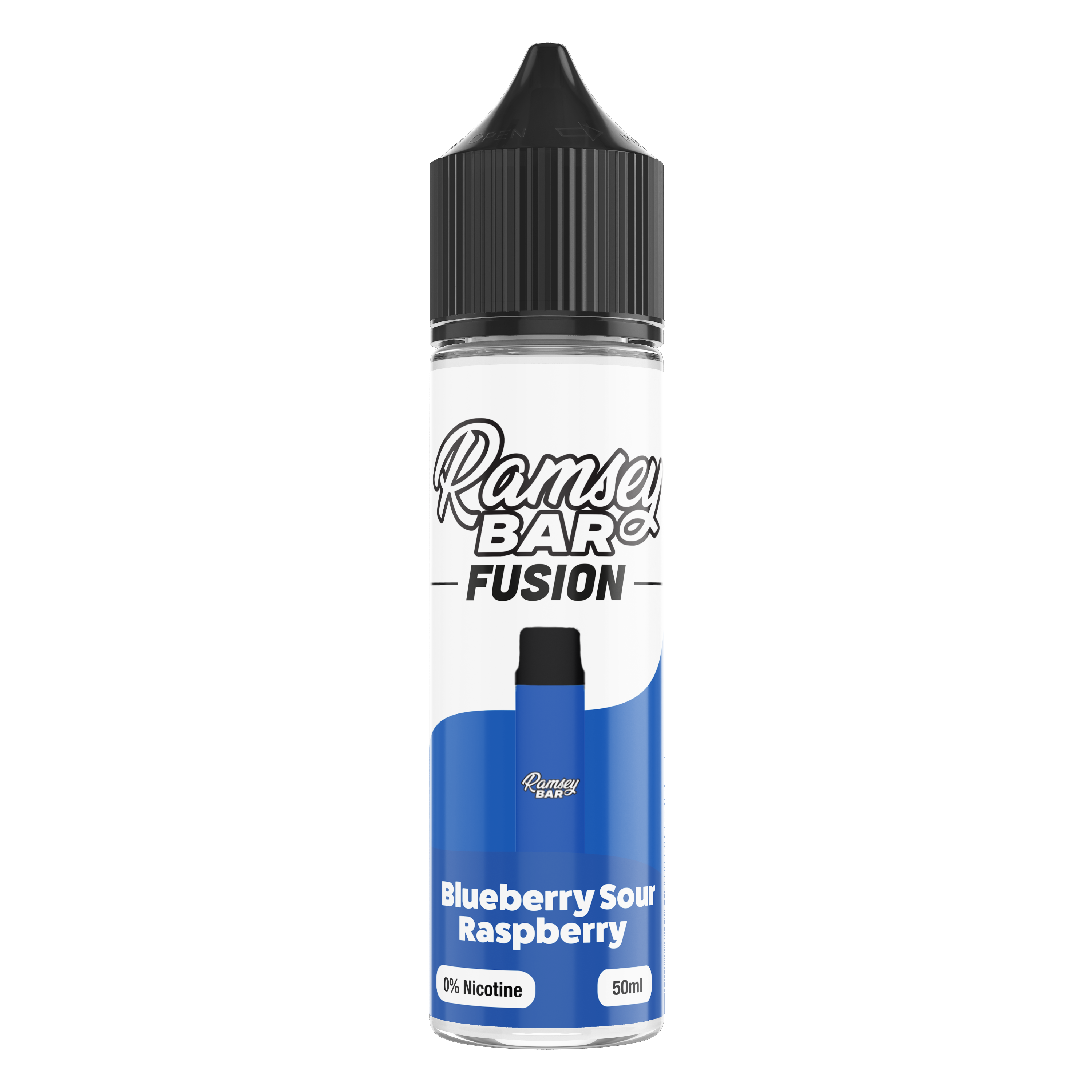 Blueberry Sour Raspberry E-Liquid by Ramsey E-Liquids - Shortfills UK