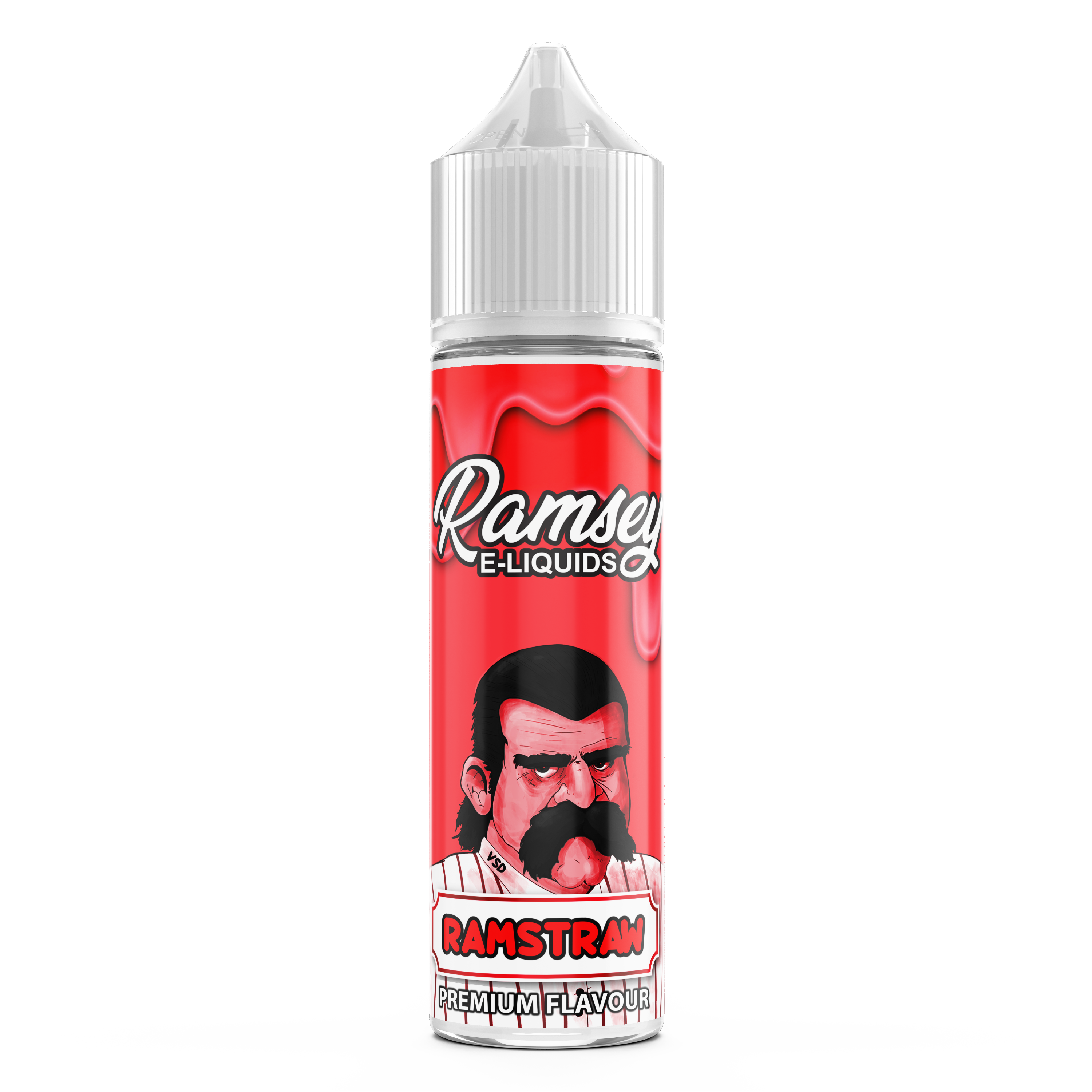 Ramsey E-Liquids Ramstraw 0mg 50ml Short Fill E-Liquid