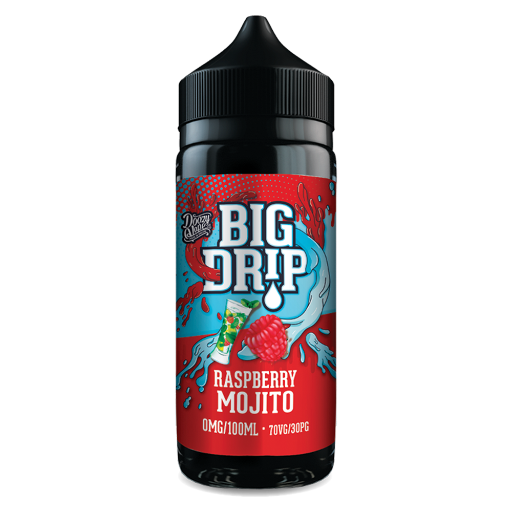 Doozy Vape Big Drip Raspberry Mojito E-liquid 100ml Shortfill