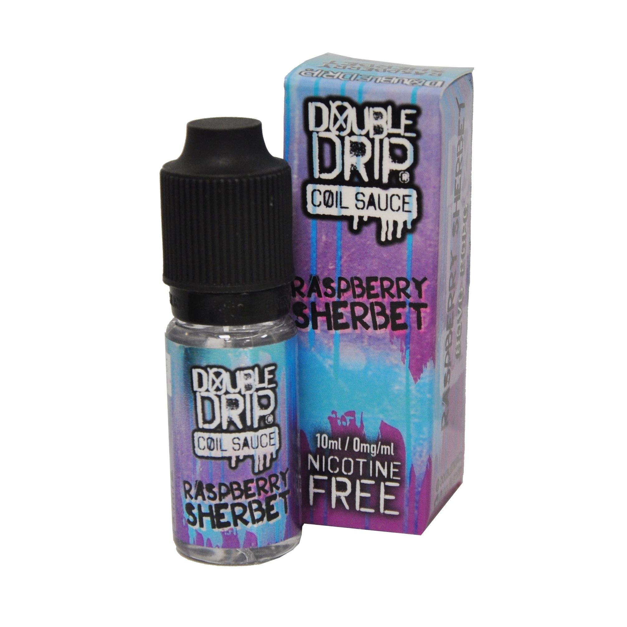 Double Drip Raspberry Sherbet Coil Sauce E-Liquid 10ml-3mg