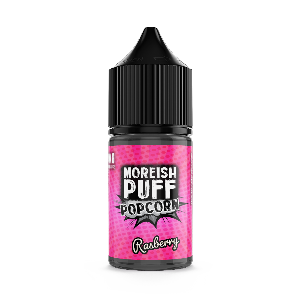 Moreish Puff Popcorn Raspberry 0mg 25ml Short Fill E-Liquid-25ml