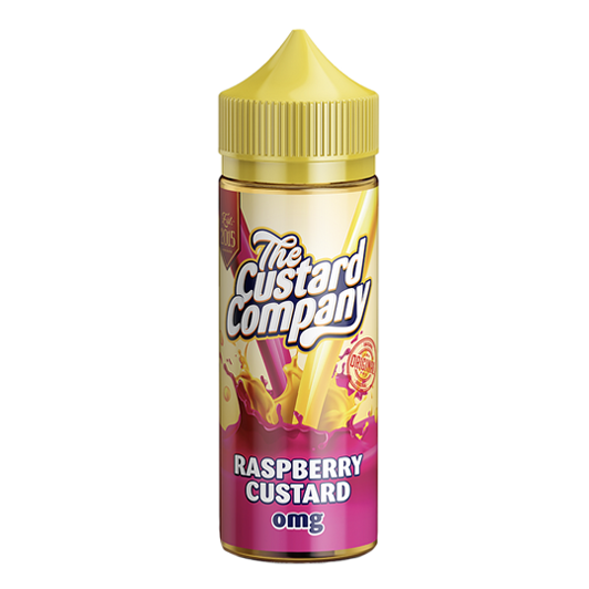 The Custard Company Raspberry Custard 0mg 100ml Shortfill E-Liquid
