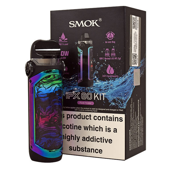 Smok IPX80 Sub-Ohm Pod Vape Kit-Fluid Black Grey