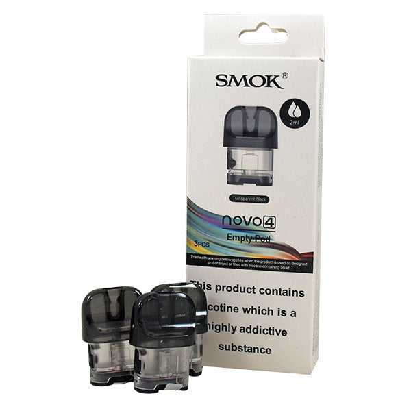 Smok Novo 4 Replacement Pod 3pcs-2ml/Transparent