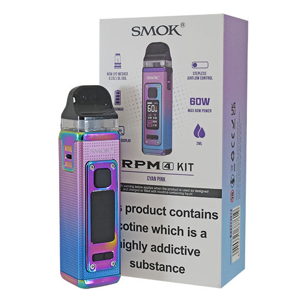 Smok RPM 4 Pod Vape Kit - Cyan Pink
