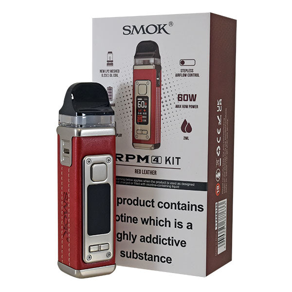 Smok RPM 4 Pod Vape Kit - Red Leather
