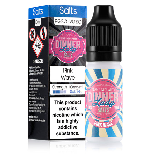 Pink Wave E-liquid Nic Salt by Dinner Lady 10ml 20mg