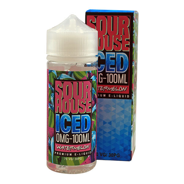 Sour Watermelon Iced E-liquid by Sour House 100ml Shortfill