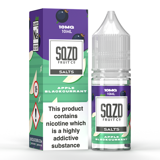 Apple Blackcurrant Nic Salt by SQZD - Nic Salts UK