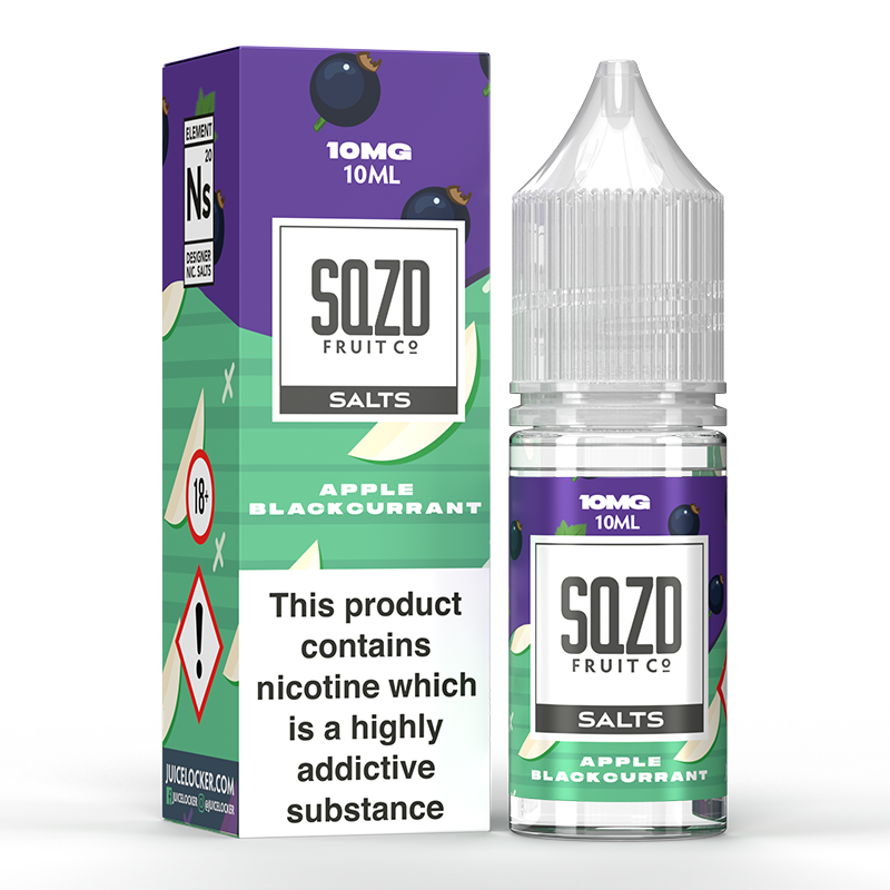 Apple Blackcurrant Nic Salt by SQZD - Nic Salts UK