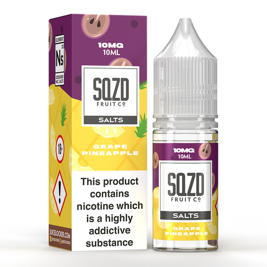 Grape Pineapple Nic Salt by SQZD - Nic Salts UK