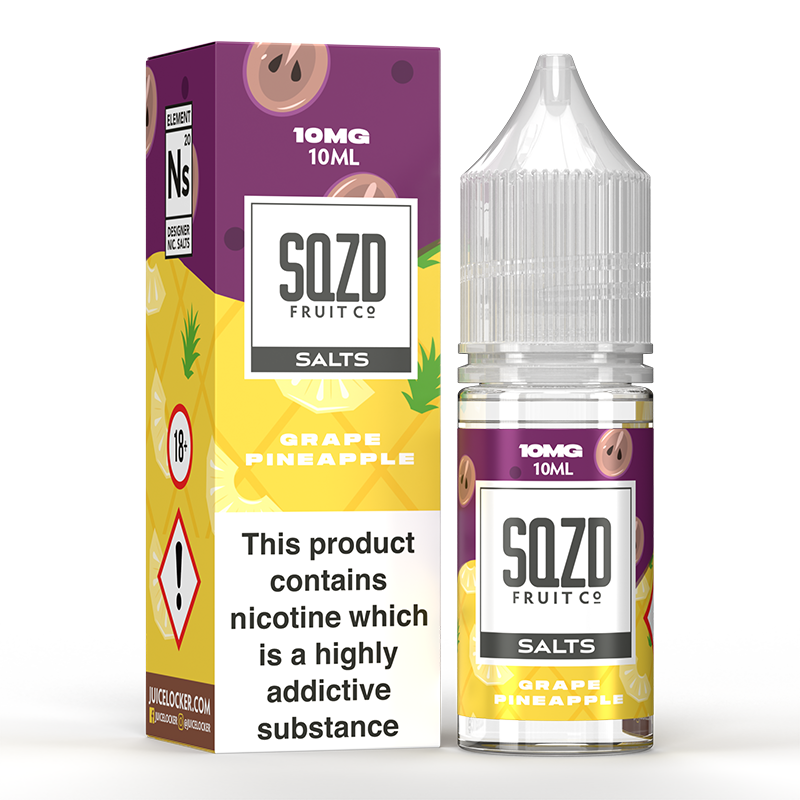 Grape Pineapple Nic Salt by SQZD - Nic Salts UK
