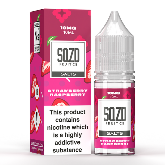 Strawberry Raspberry Nic Salt by SQZD - Nic Salts UK