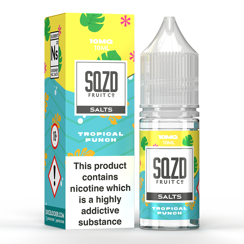 Tropical Punch Nic Salt by SQZD - Nic Salts UK