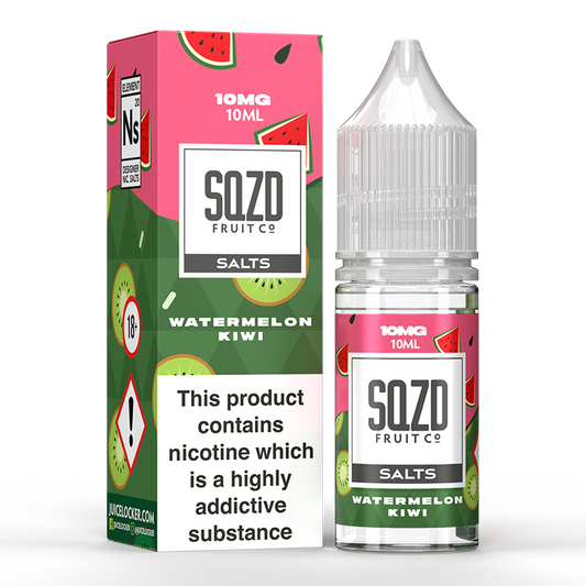 Watermelon Kiwi Nic Salt by SQZD - Nic Salts UK