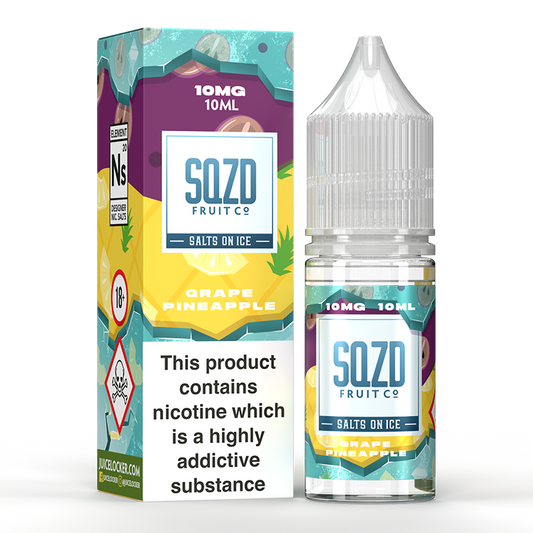 Grape Pineapple Nic Salt by SQZD - Nic Salts UK