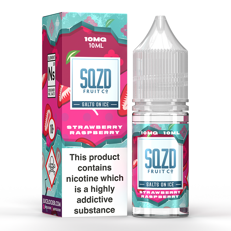 Strawberry Raspberry Nic Salt by SQZD - Nic Salts UK