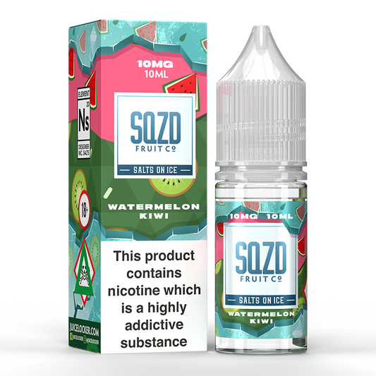 Watermelon Kiwi Nic Salt by SQZD - Nic Salts UK
