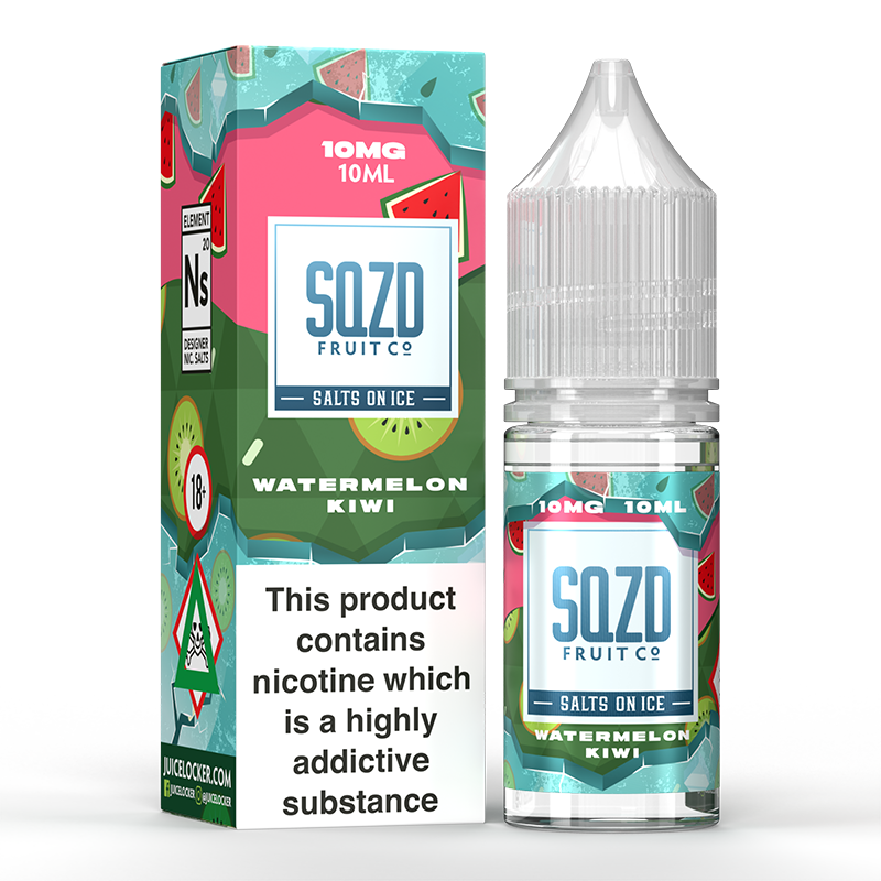Watermelon Kiwi Nic Salt by SQZD - Nic Salts UK