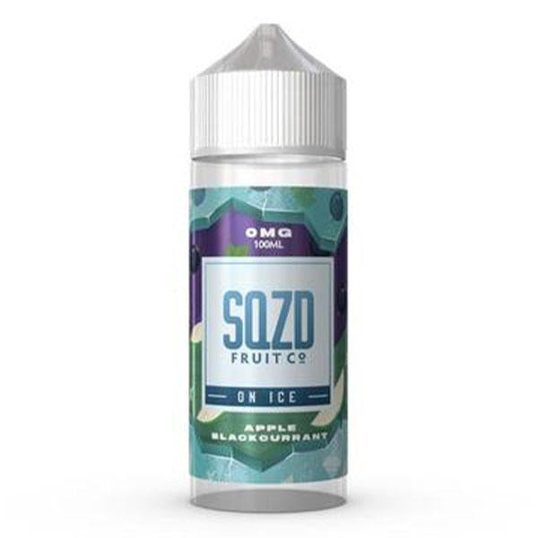 SQZD on Ice: Apple Blackcurrant 0mg 100ml Shortfill E-Liquid