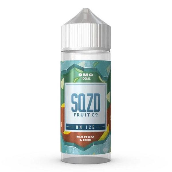 SQZD on Ice: Mango Lime 0mg 100ml Shortfill E-Liquid