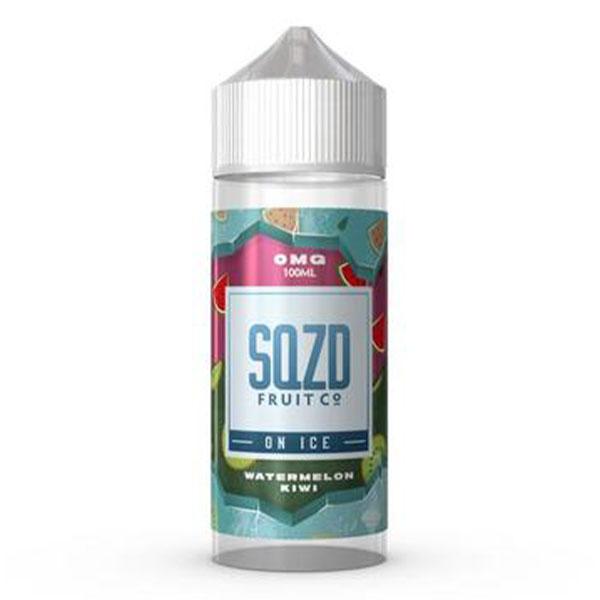 SQZD on Ice: Watermelon Kiwi 0mg 100ml Shortfill E-Liquid