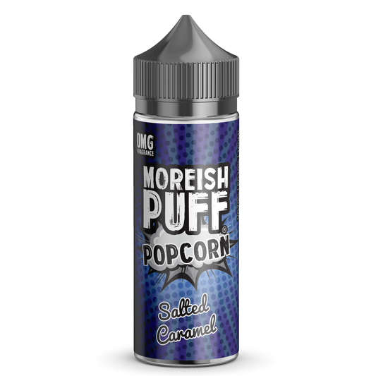 Moreish Puff Popcorn Salted Caramel 0mg 100ml Shortfill E-Liquid-100ml