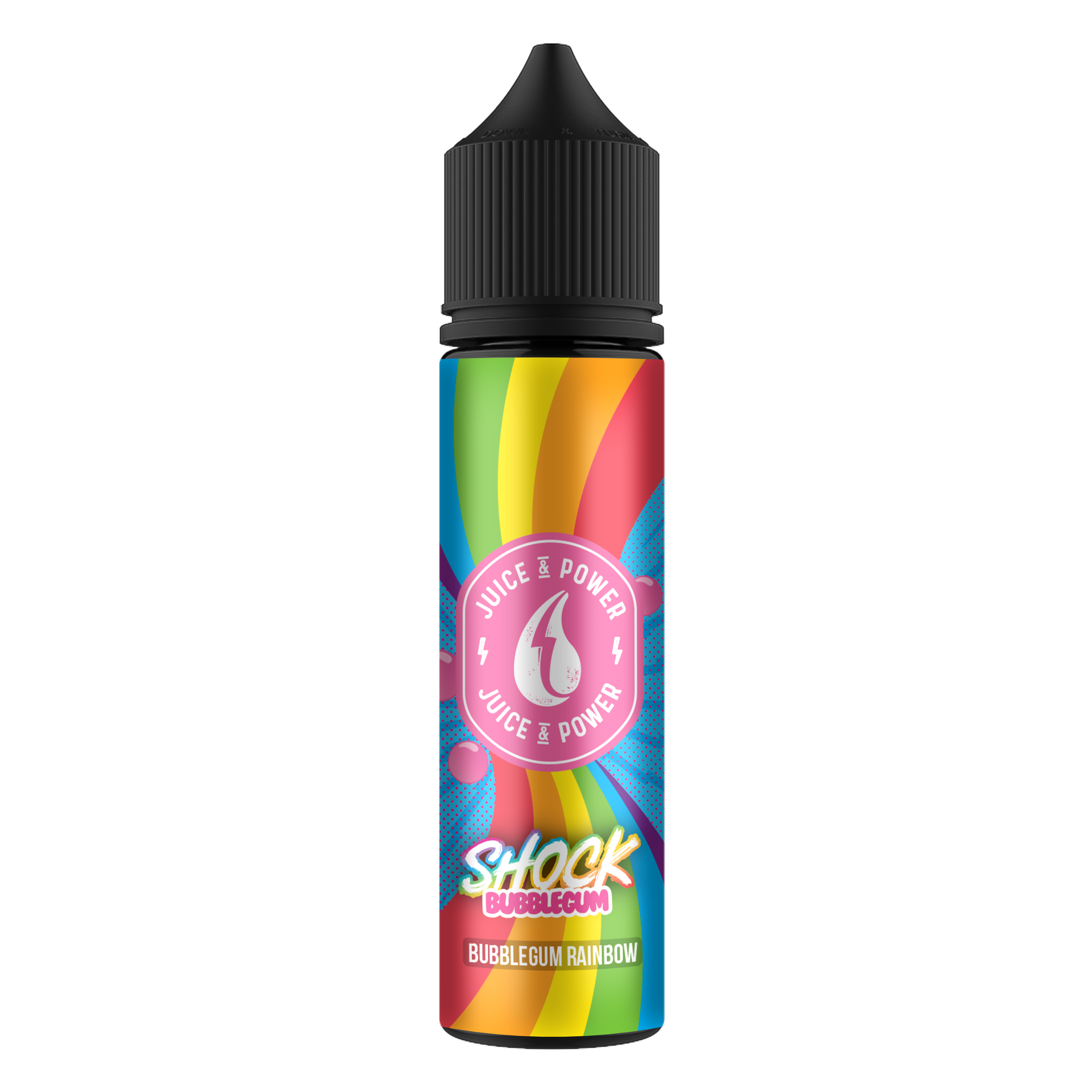 Juice N Power Shock Bubblegum E-Liquid 50ml Shortfill