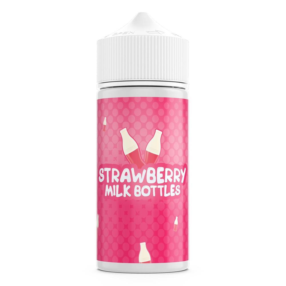 Strawberry Milk Bottles 0mg 100ml Short Fill E-Liquid