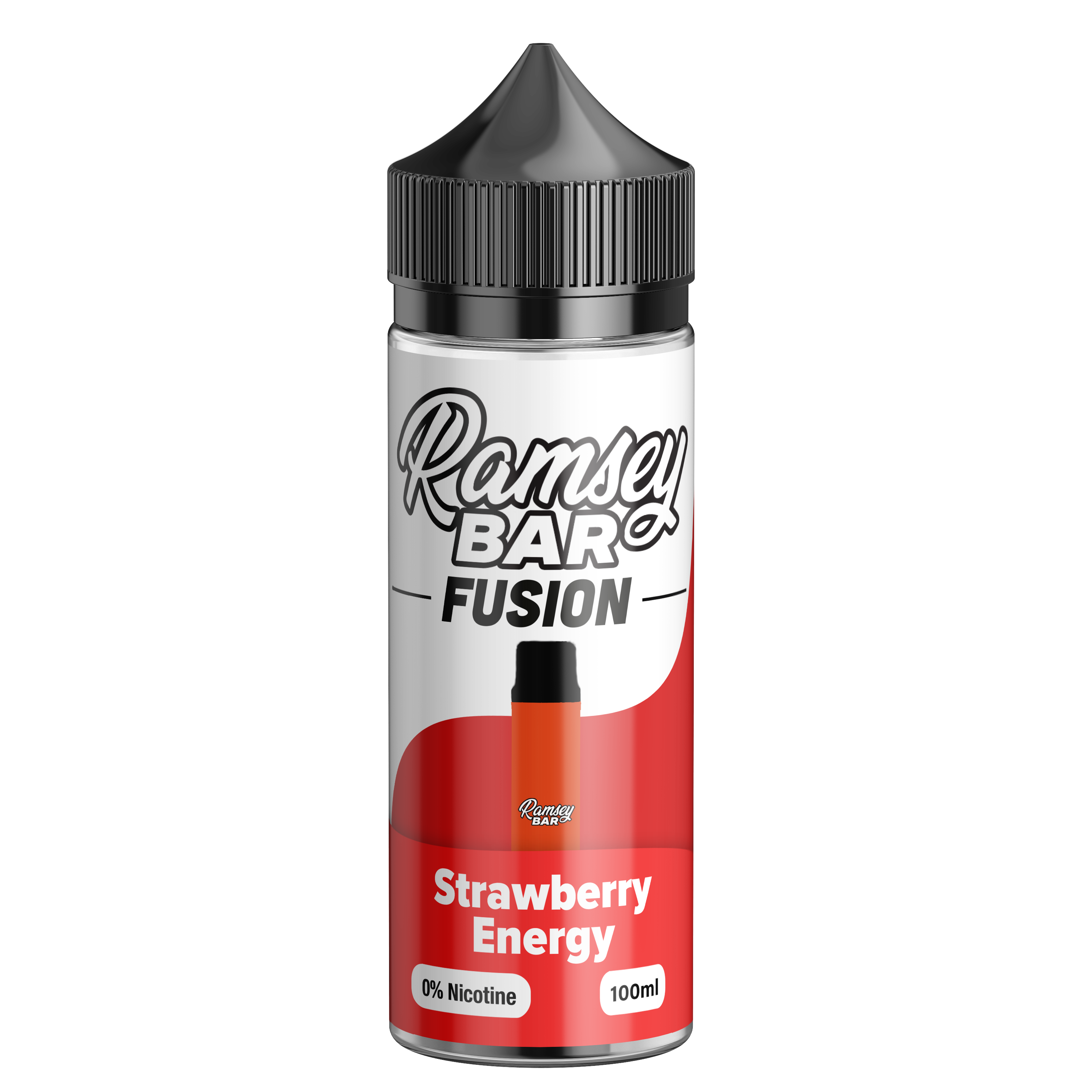 Ramsey Bar Fusion Strawberry Energy 100ml Shortfill E-Liquid