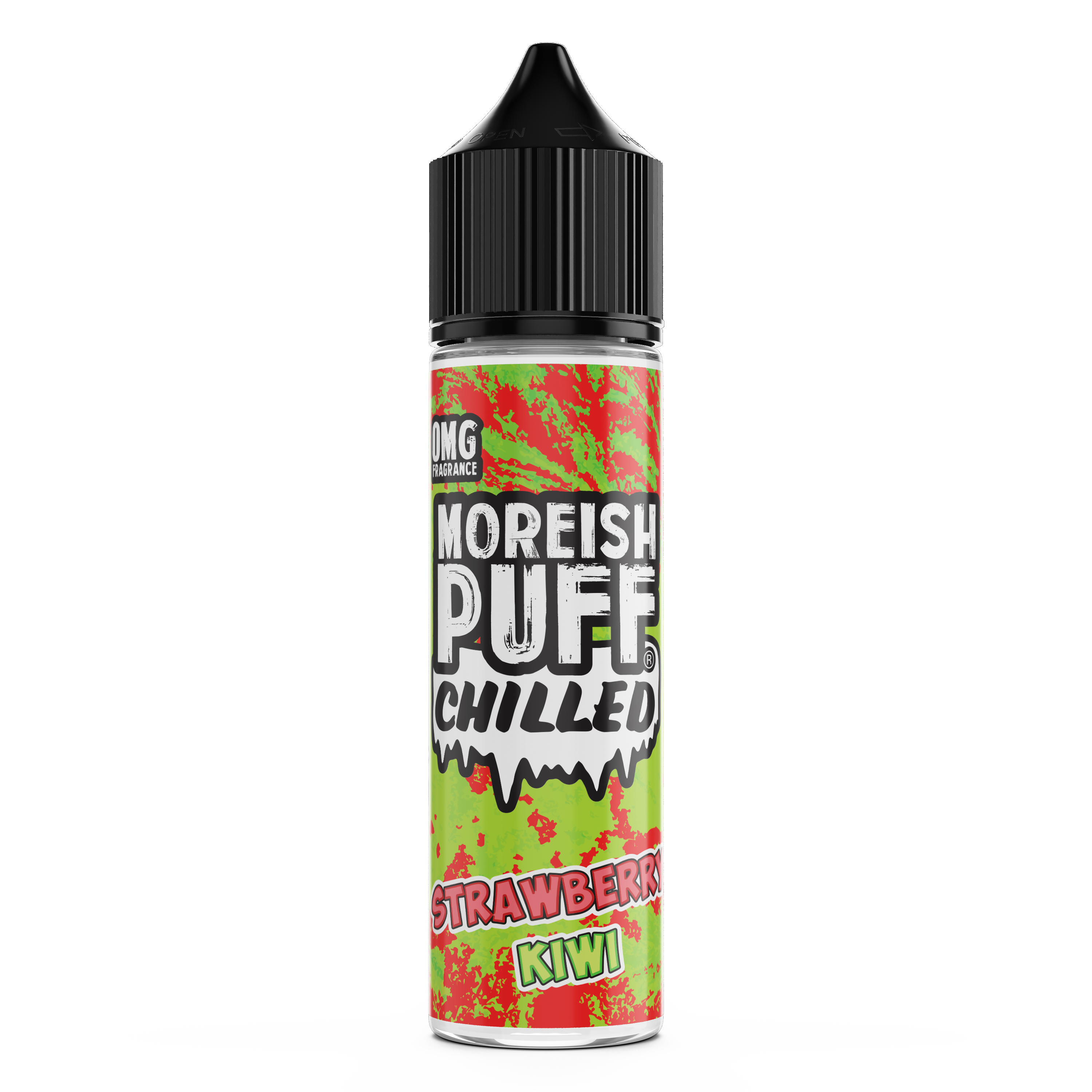 Strawberry and Kiwi Chilled E-liquid by Moreish Puff 50ml Short Fill