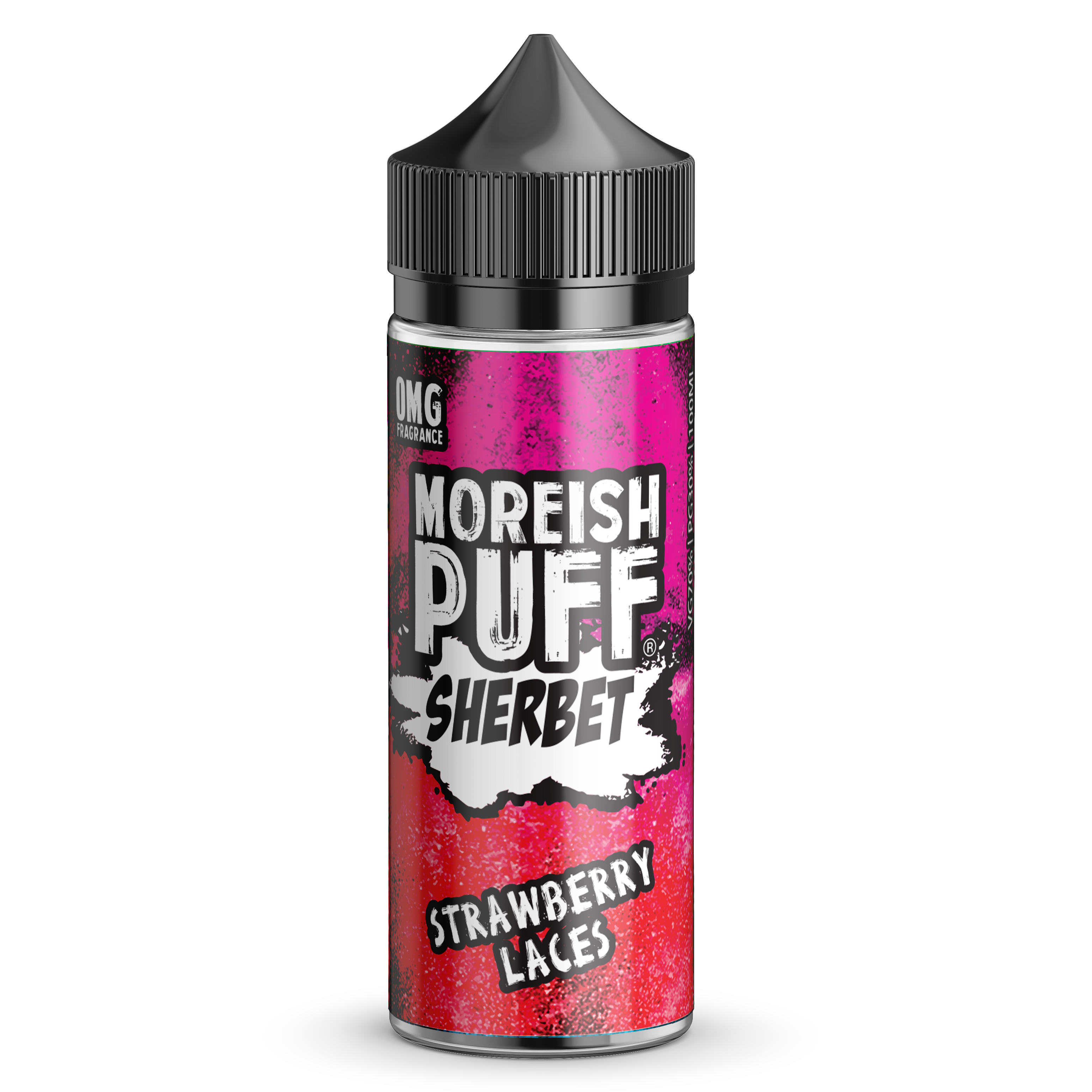 Strawberry Laces Sherbet E-Liquid by Moreish Puff 100ml Shortfill