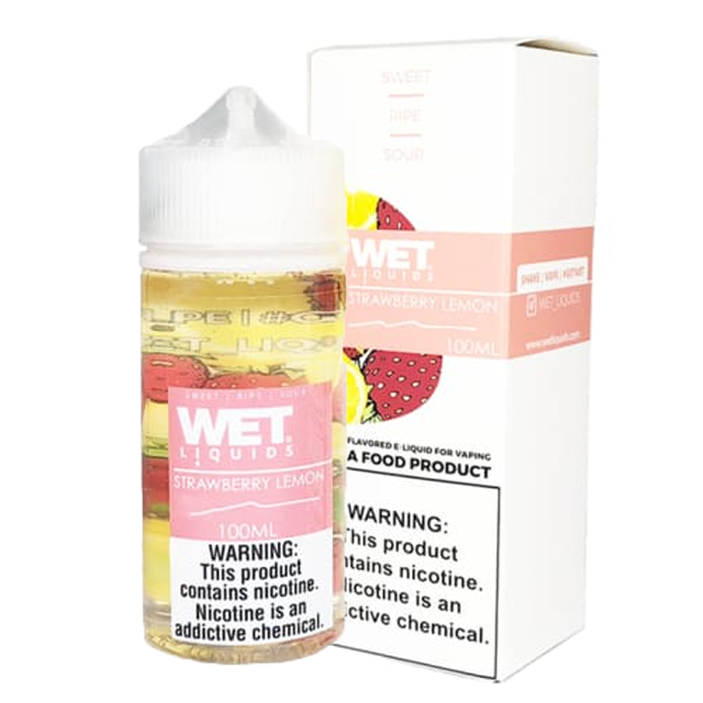 Strawberry Lemon E-Liquid by Wet Liquids - Shortfills UK
