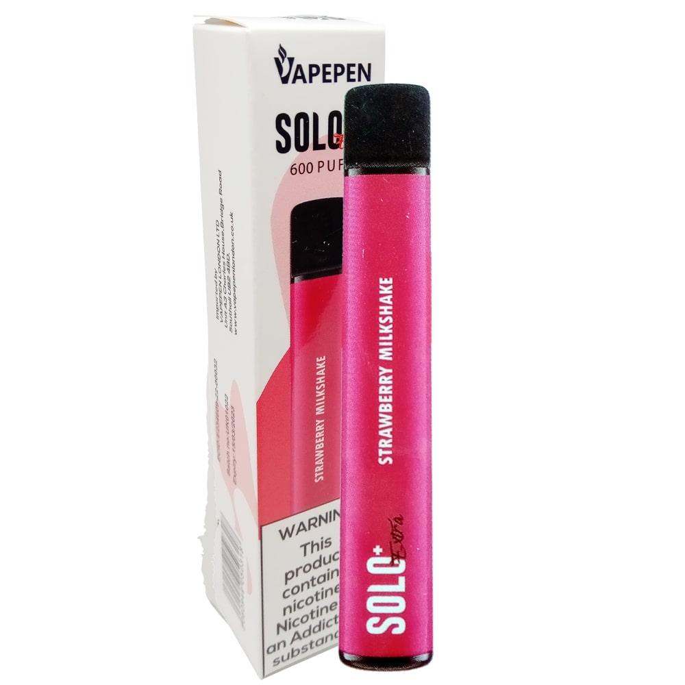 VapePen Solo+ Extra Strawberry Milkshake Disposable Vape