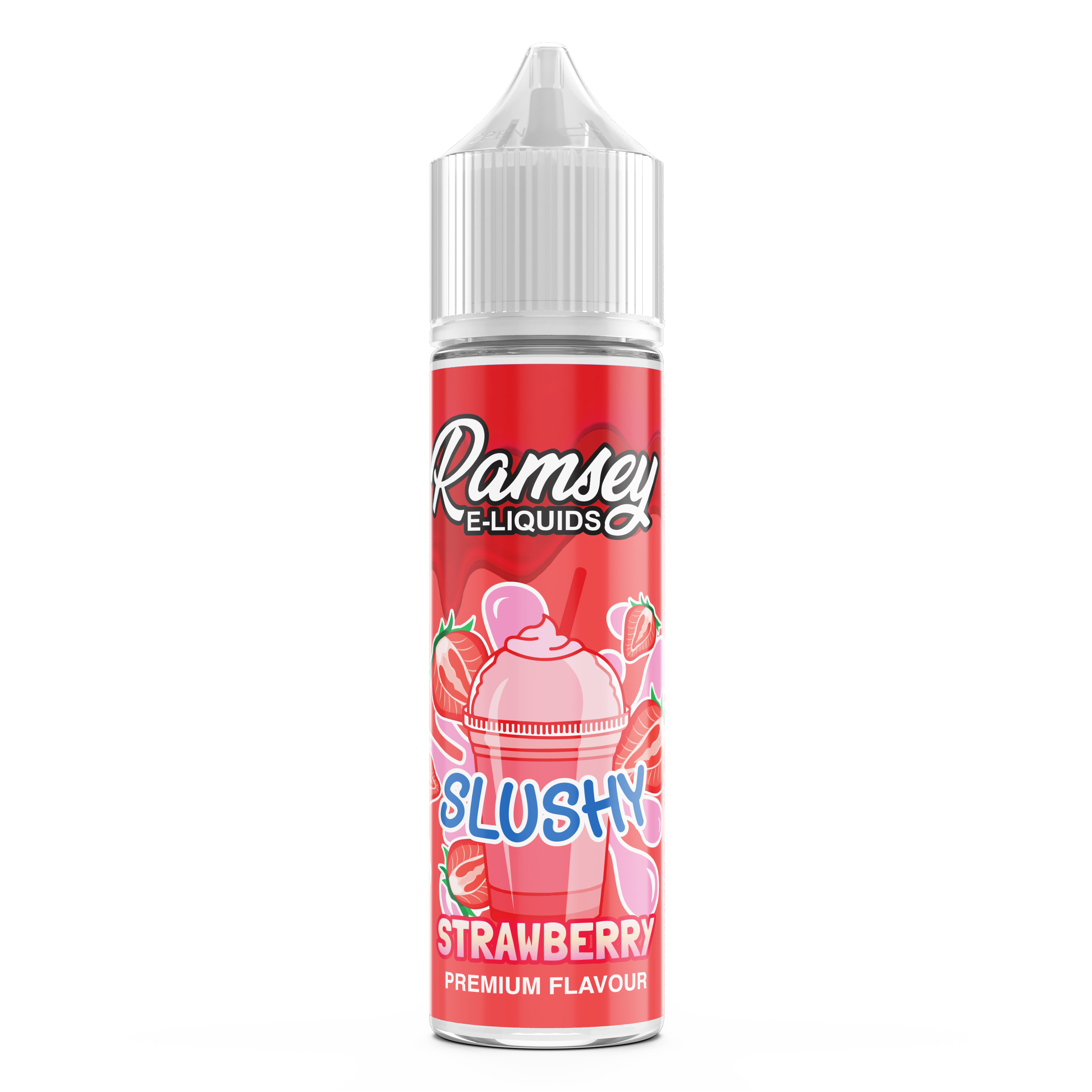 Ramsey E-Liquids Slushy Strawberry 0mg 50ml Short Fill E-Liquid