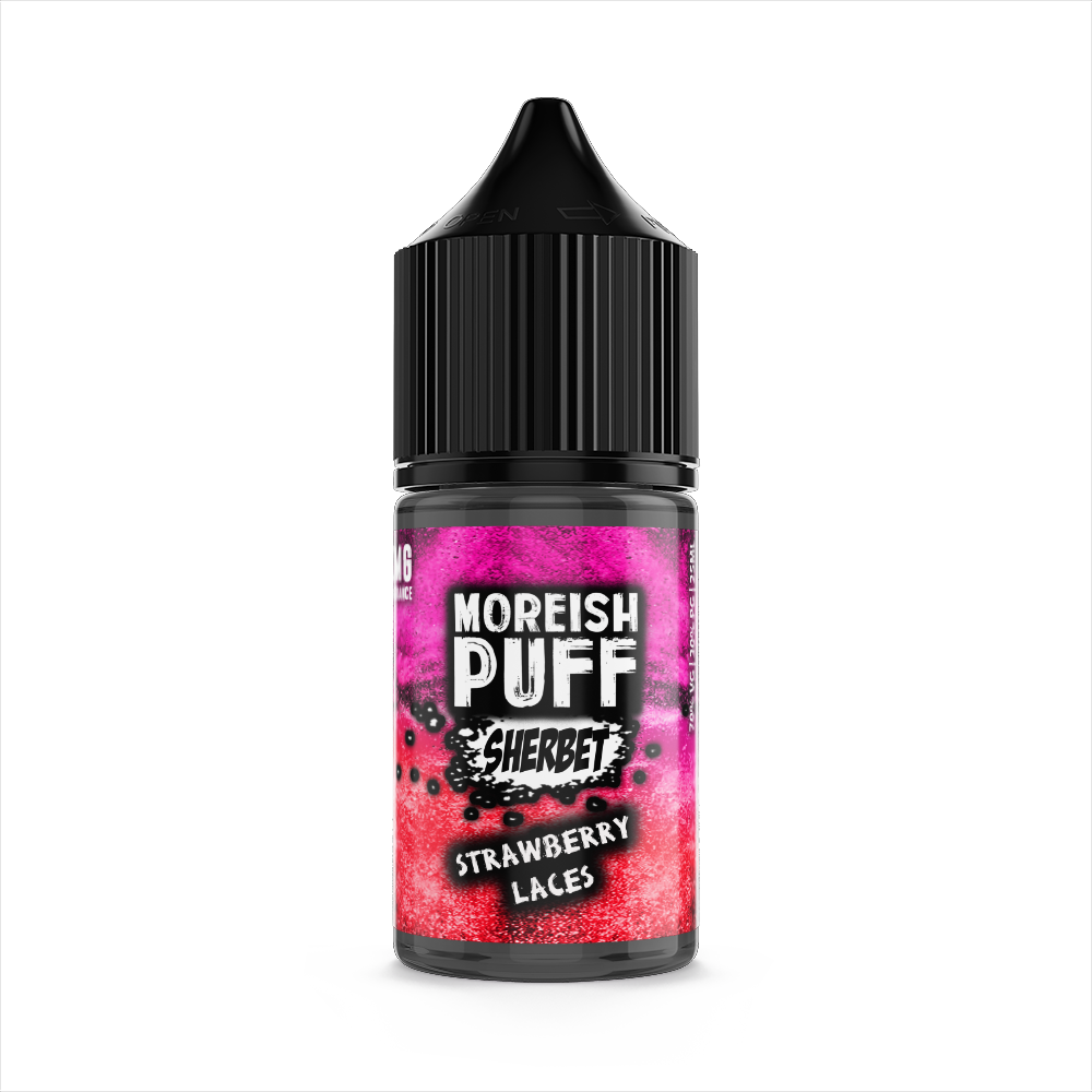 Strawberry Laces Sherbet E-Liquid by Moreish Puff 25ml Short Fill