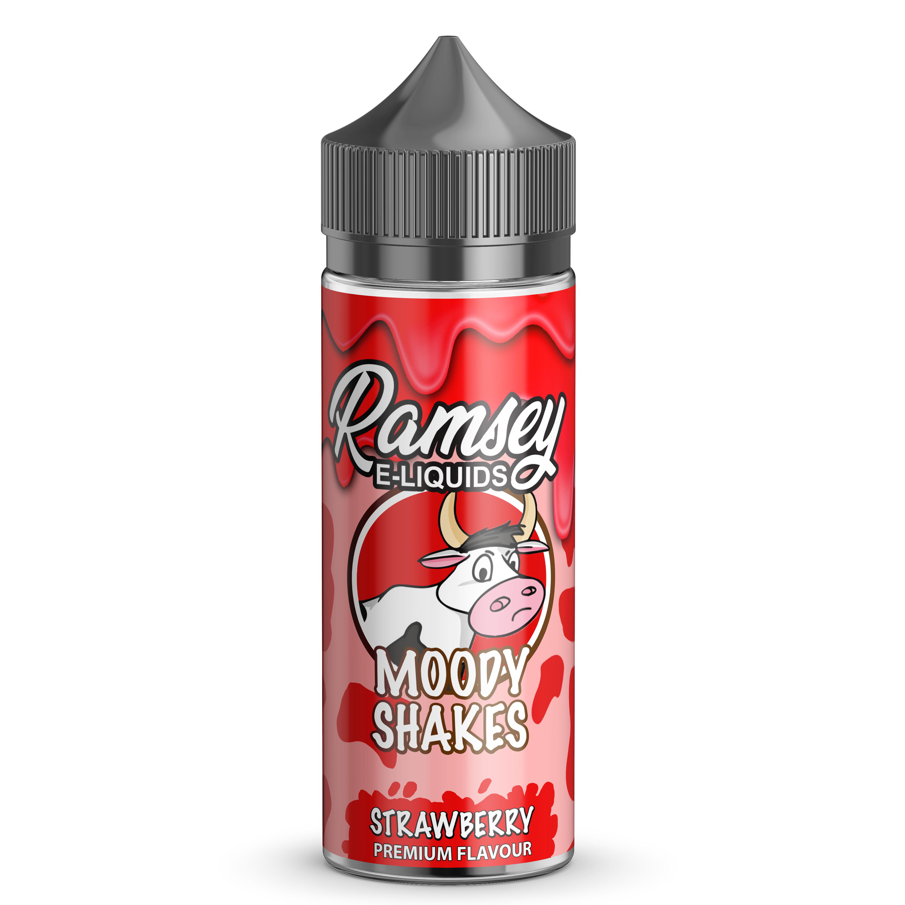 Ramsey E-Liquids Moody Shakes Strawberry 0mg 100ml Shortfill E-Liquid