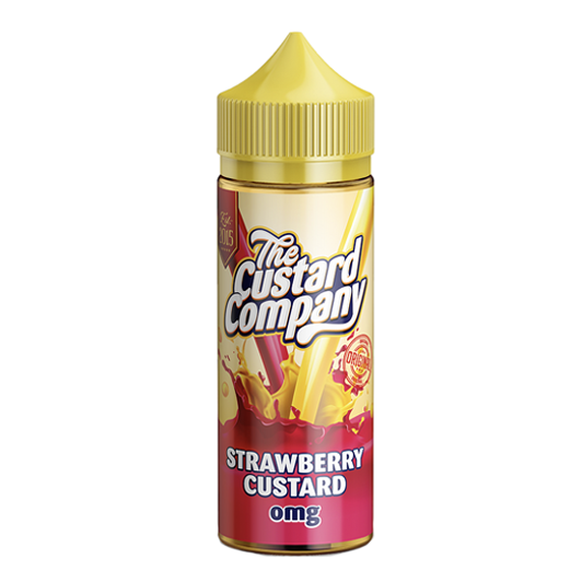 The Custard Company Strawberry Custard 0mg 100ml Short Fill E-Liquid