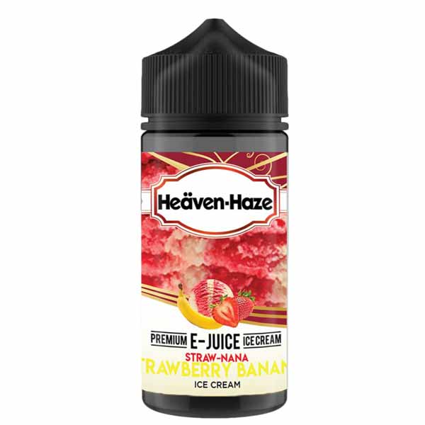 Heaven Haze Strawberry Banana 0mg 100ml Short Fill E-Liquid