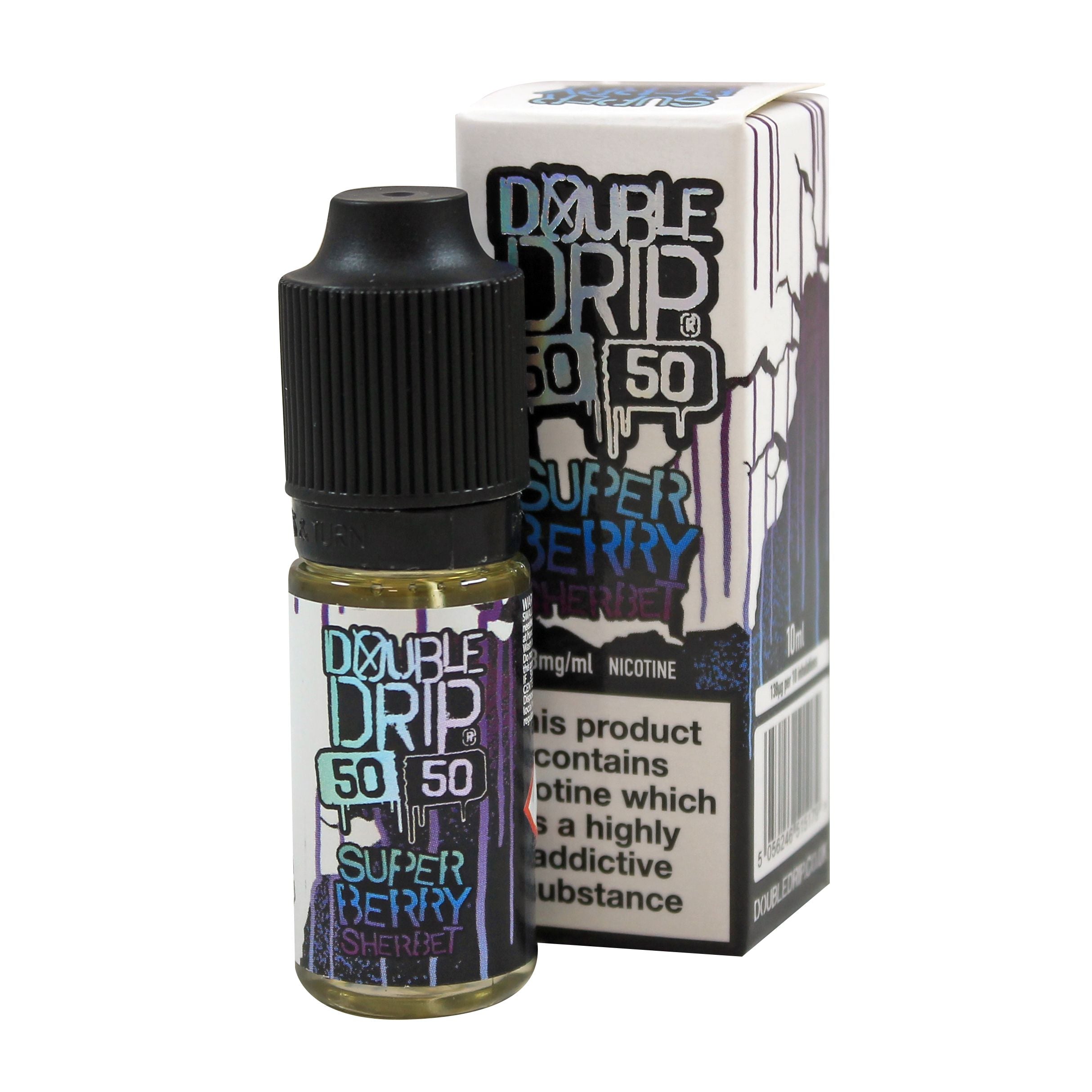 Double Drip 50:50 Super Berry Sherbet 10ml-6mg