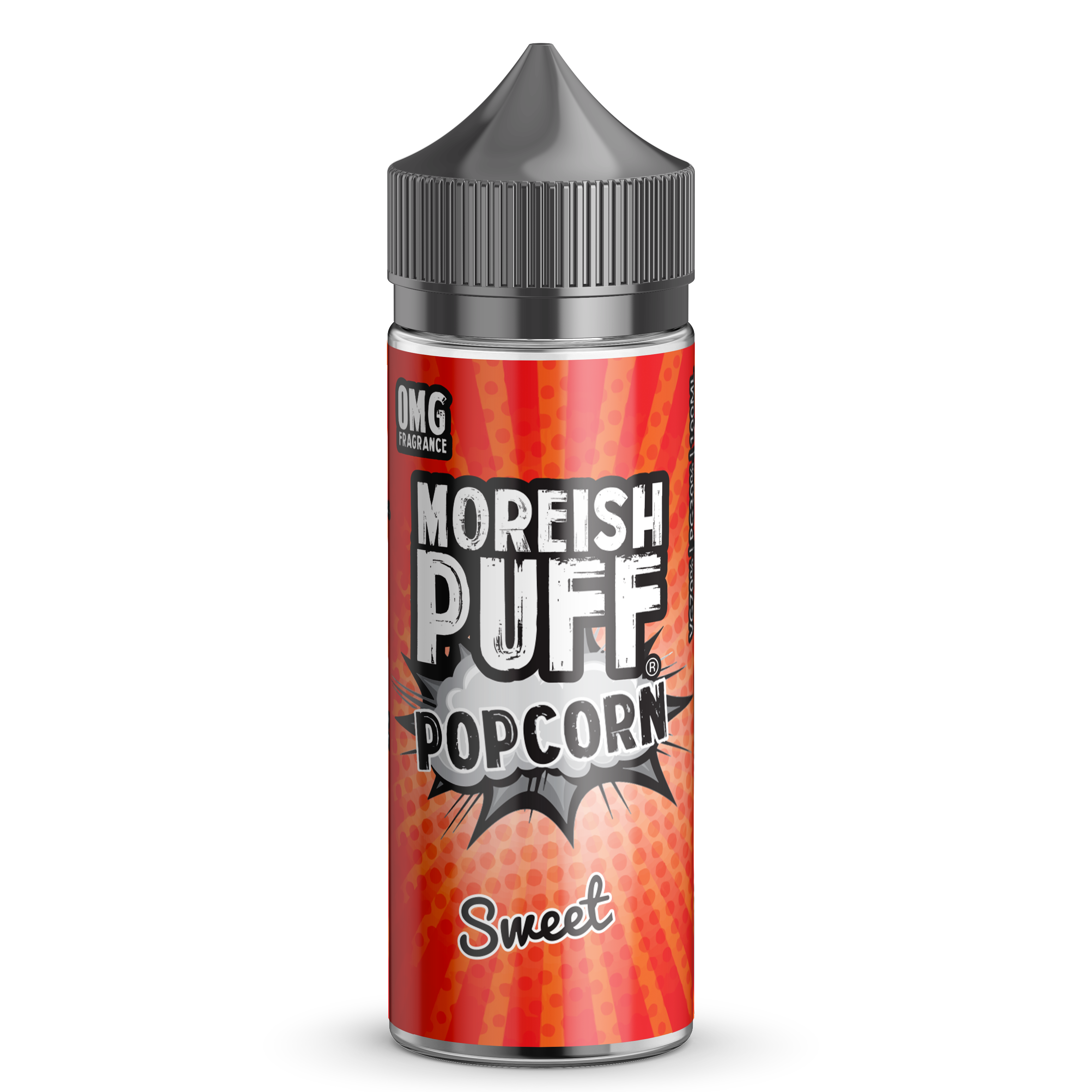 Moreish Puff Popcorn Sweet 0mg 100ml Short Fill E-Liquid-100ml