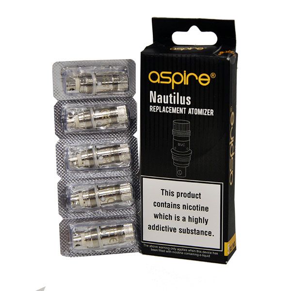 Aspire Nautilus BVC Replacement Coils 5 Pack-1.6 ohm