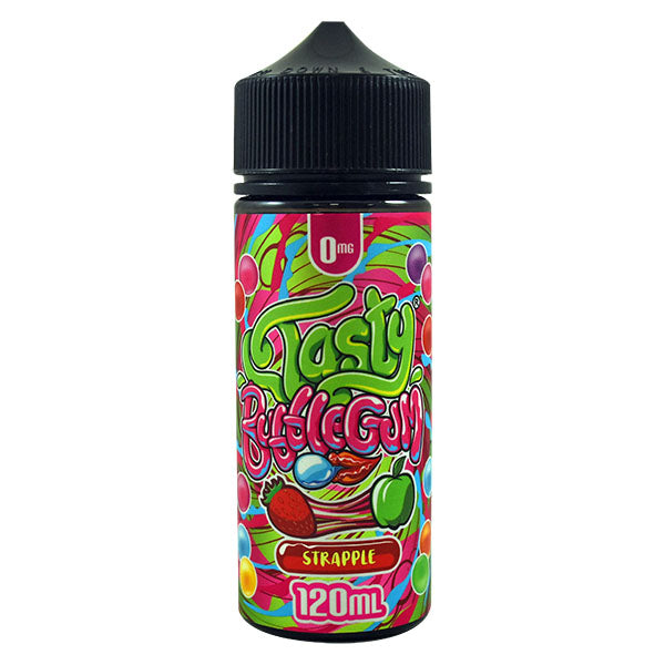 Tasty Fruity Bubblegum: Strapple 0mg 100ml Shortfill E-Liquid