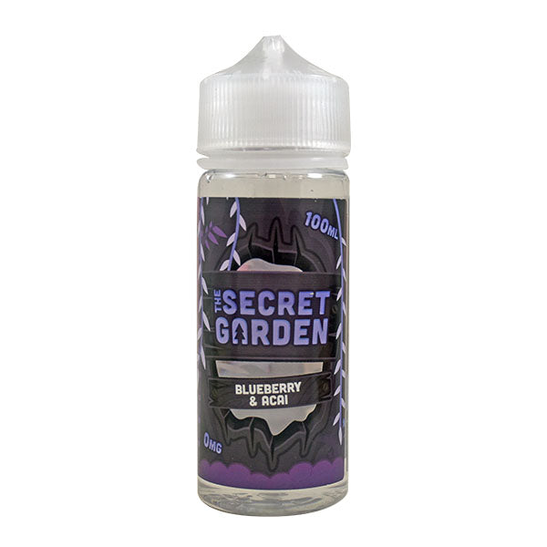 The Secret Garden E-liquid Blueberry & Acai 100ml Shortfill-0mg