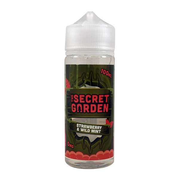 The Secret Garden E-liquid Strawberry & Wild Mint 100ml Shortfill-0mg